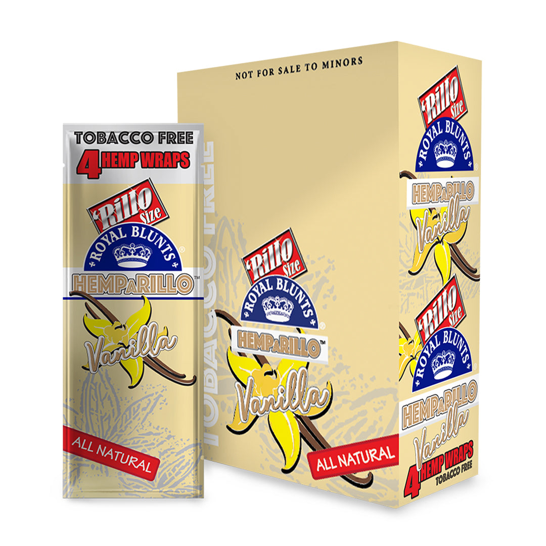 Royal Blunts Hemparillo Wraps (Vanilla) (60 Wraps)