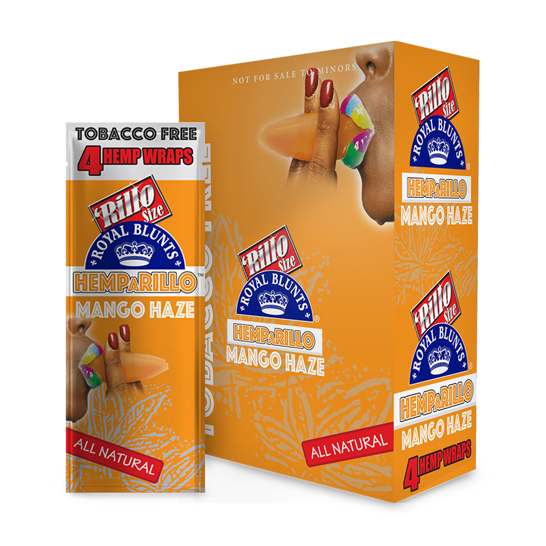 Royal Blunts Hemparillo Wraps (Mango Haze) (60 Wraps)