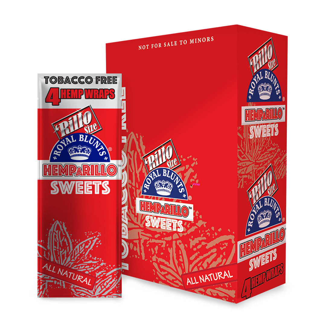 Royal Blunts Hemparillo Wraps (Sweets) (60 Wraps)