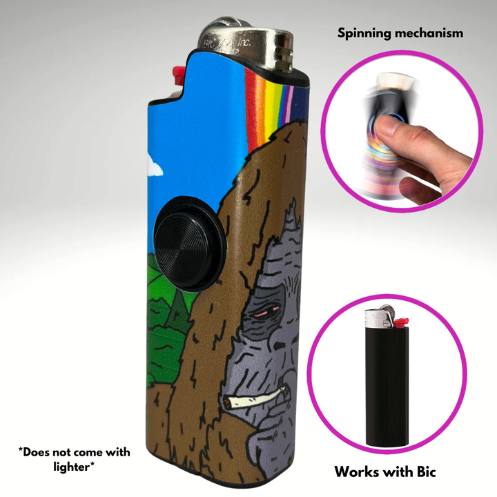 Fidget Spinner Lighter Case (Sassy FLKR)