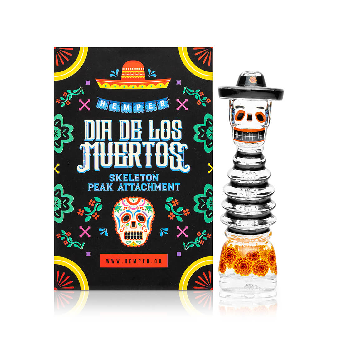 Hemper 'Dia De Los Muertos' Peak Replacement Glass Top