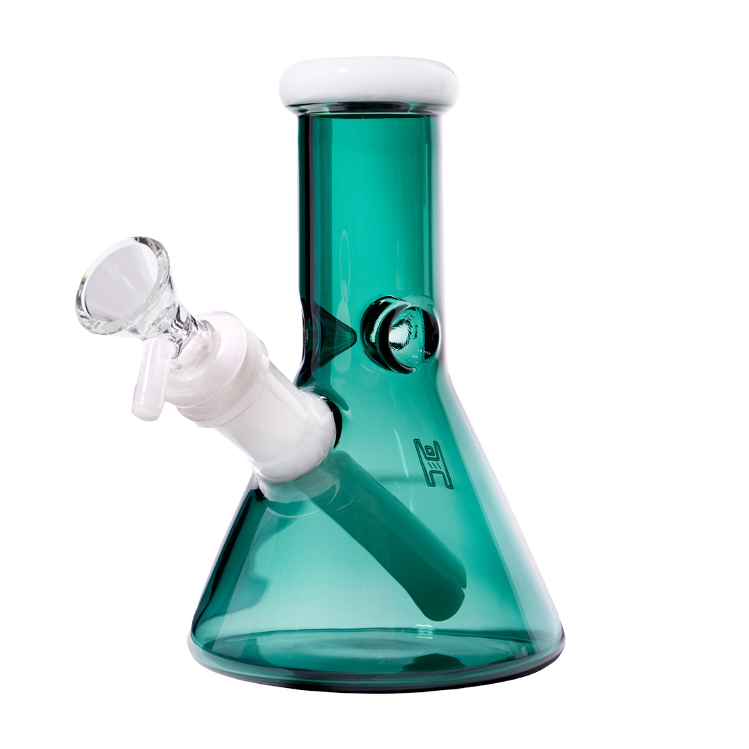 Human Grade 6" Beaker Bong (Lake Green)