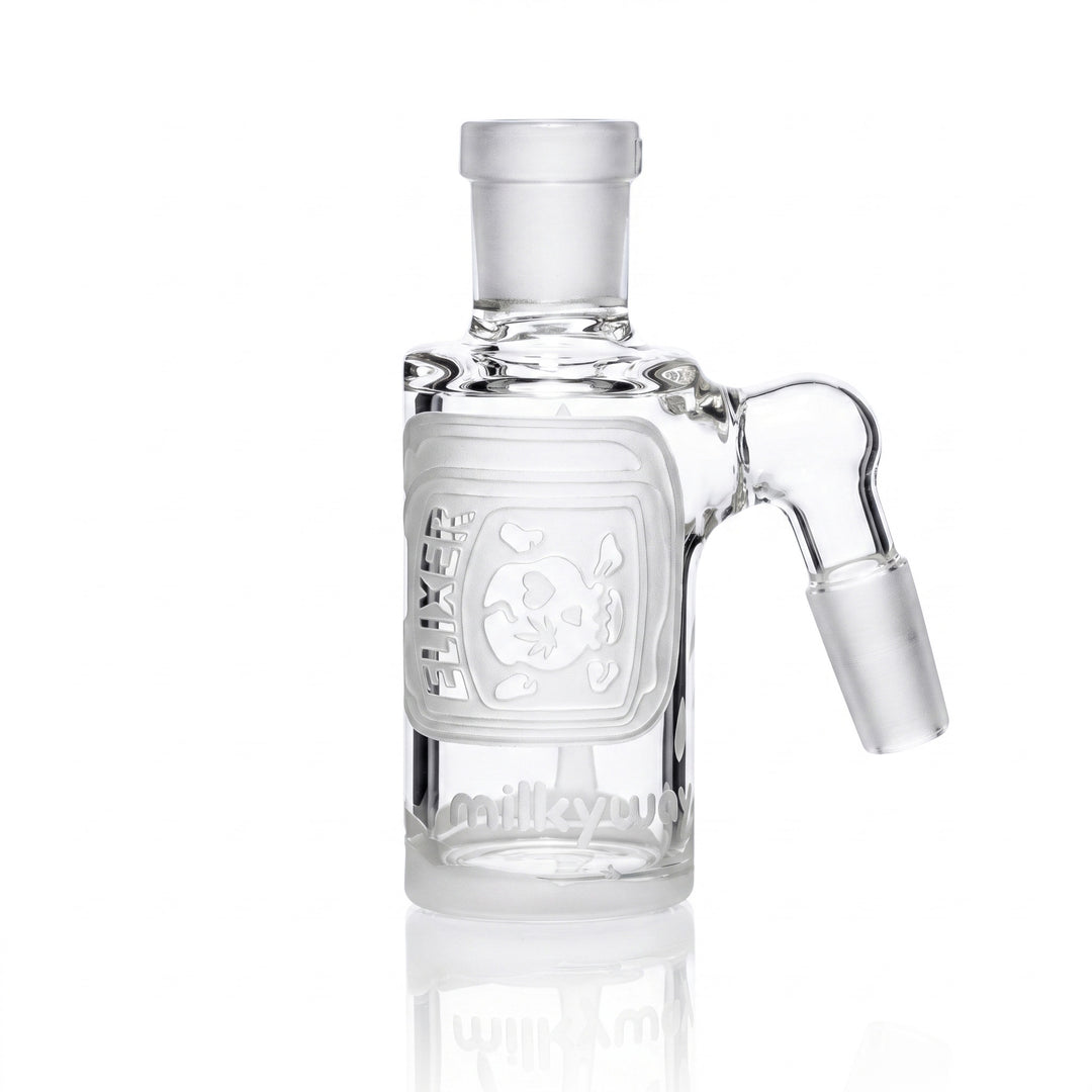 Milky Way Glass 4" Potion Rose Dry Ash Catcher