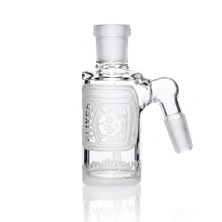 Milky Way Glass 4" Potion Rose Dry Ash Catcher