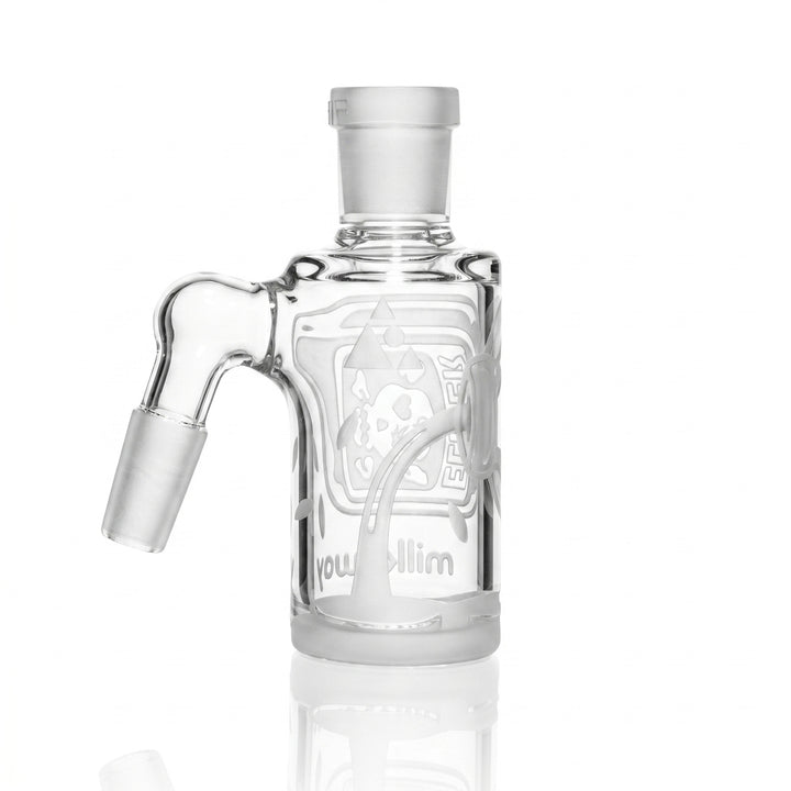 Milky Way Glass 4" Potion Rose Dry Ash Catcher