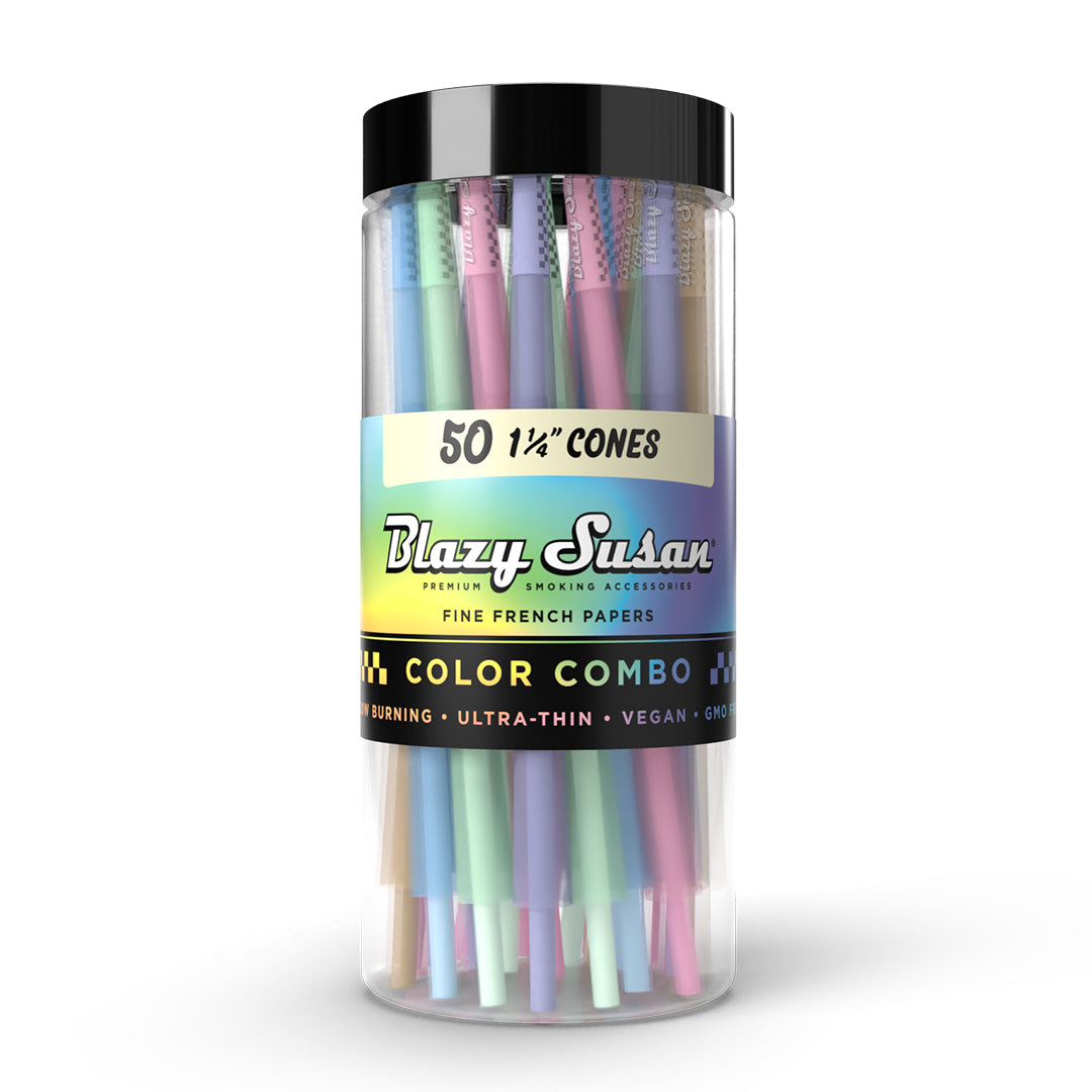 Blazy Susan Color Combo Cones 1 1/4" (50 Count)
