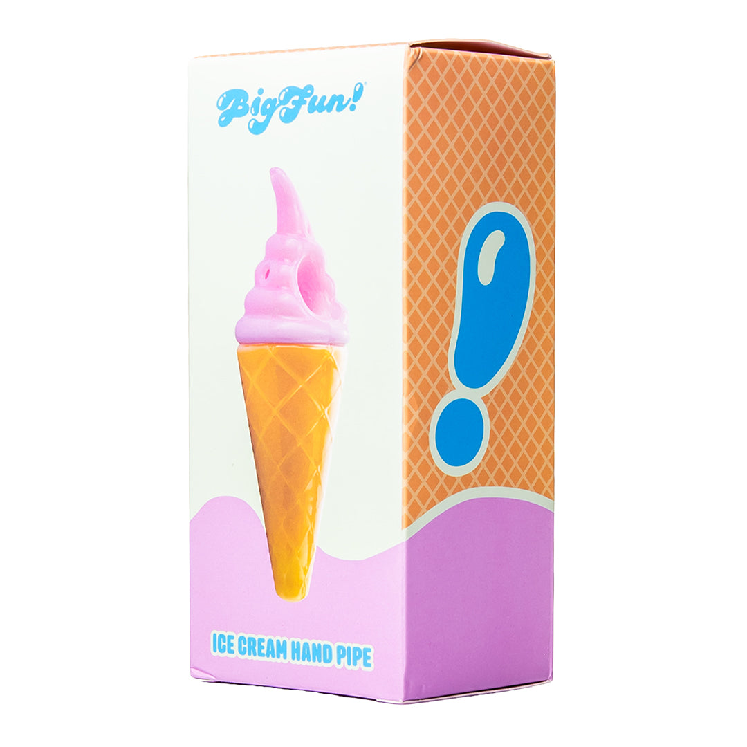 Big Fun Ice Cream Hand Pipe (Strawberry)