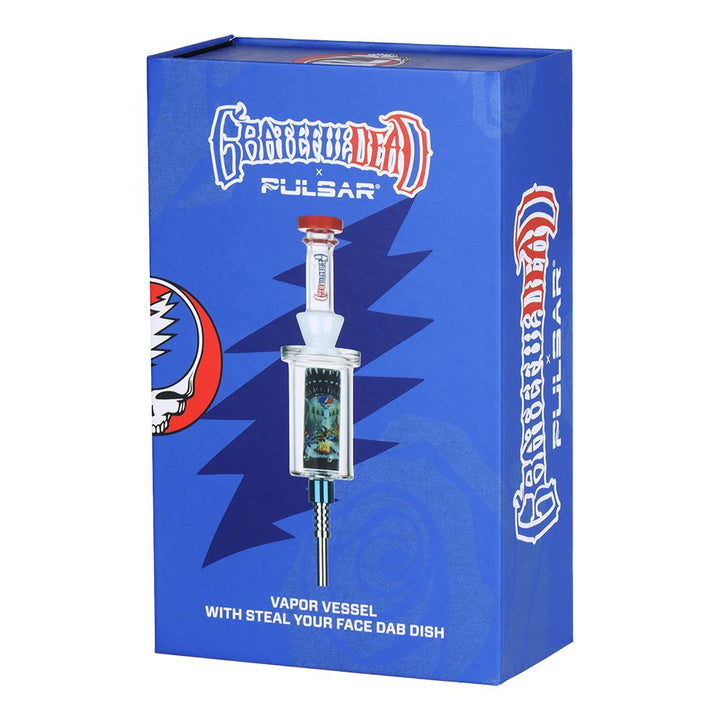 Grateful Dead x Pulsar Inside Print Vapor Vessel & SYF Dab Dish - 9.25" / UFO Jam