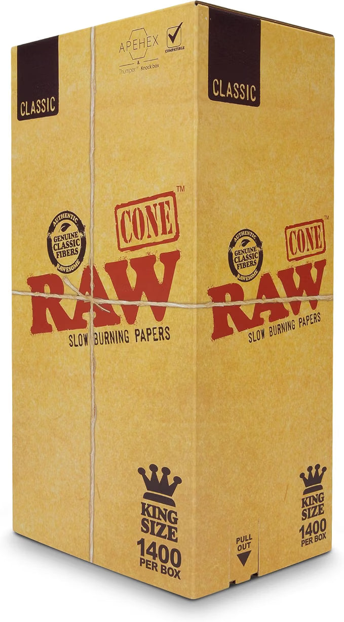 RAW King Size Cones (1400 count)