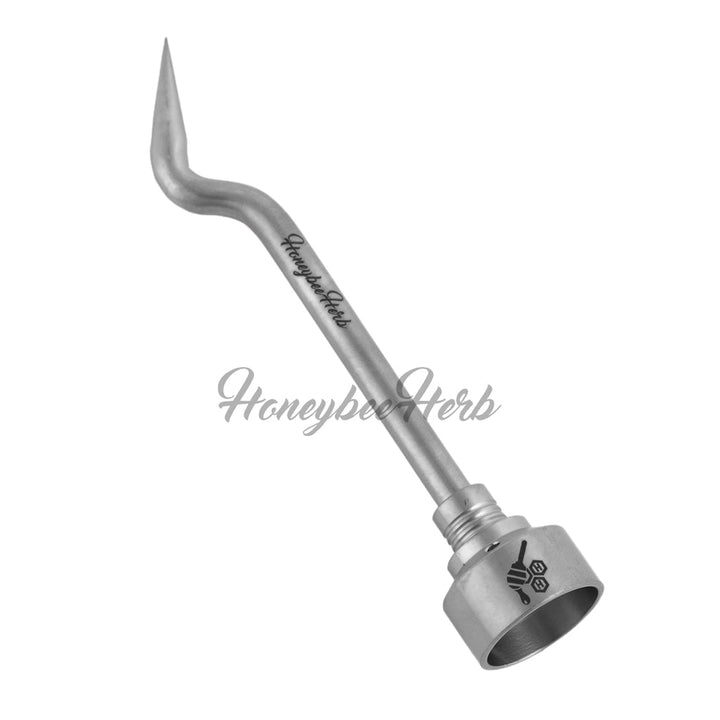 TITANIUM BENT PENCIL WITH CARB CAP