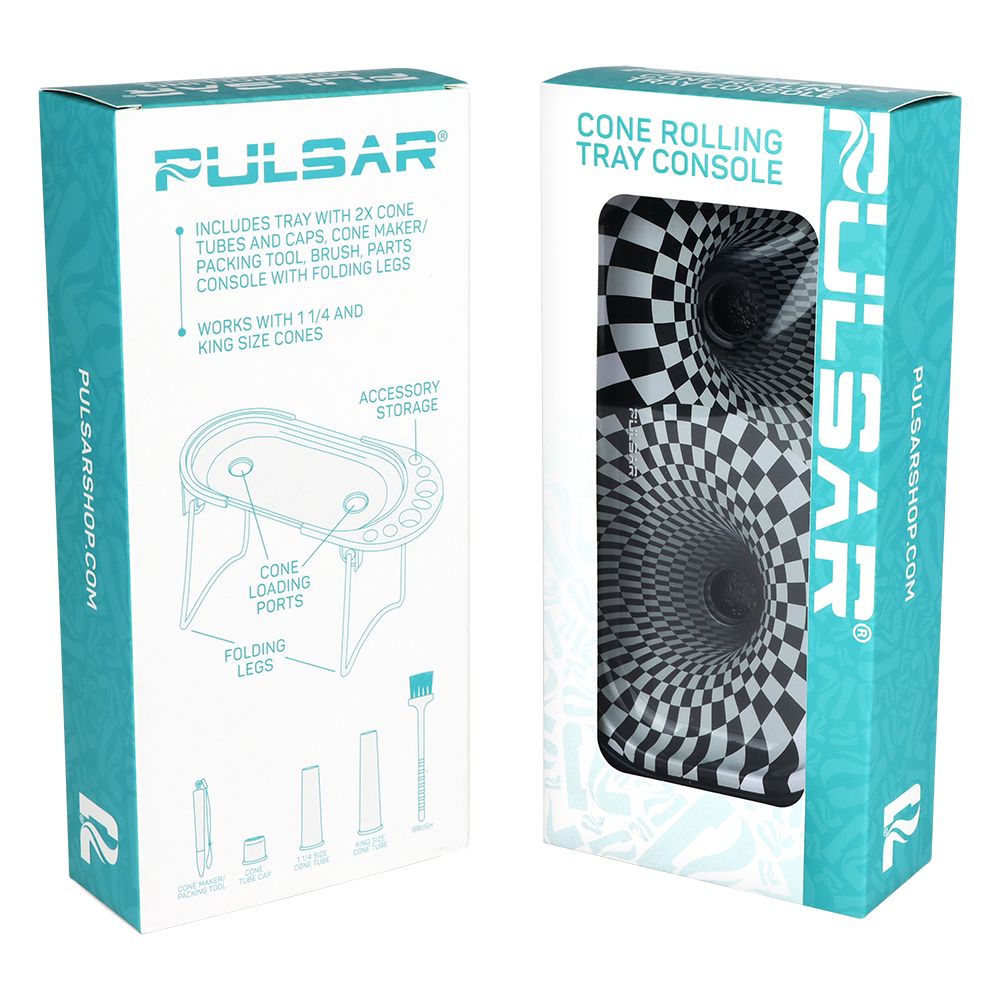 Pulsar Elevated Cone Rolling Tray Console