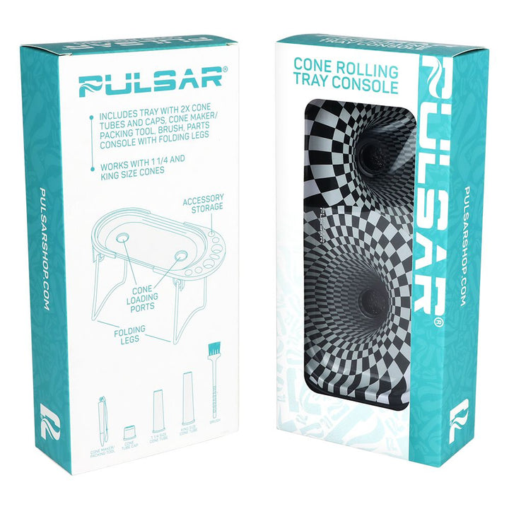 Pulsar Elevated Cone Rolling Tray Console