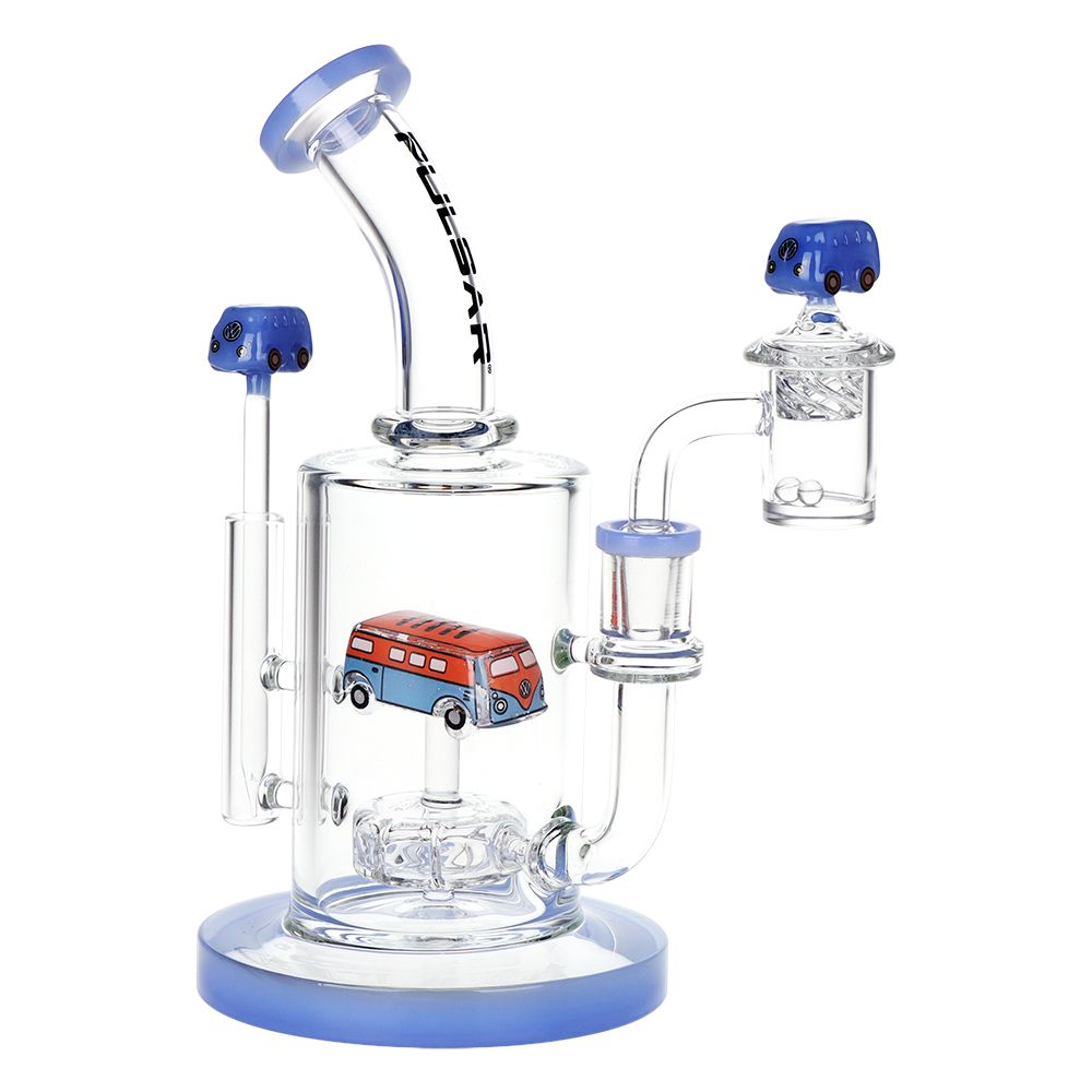 Pulsar Glow VW Bus Glass Dab Rig Set