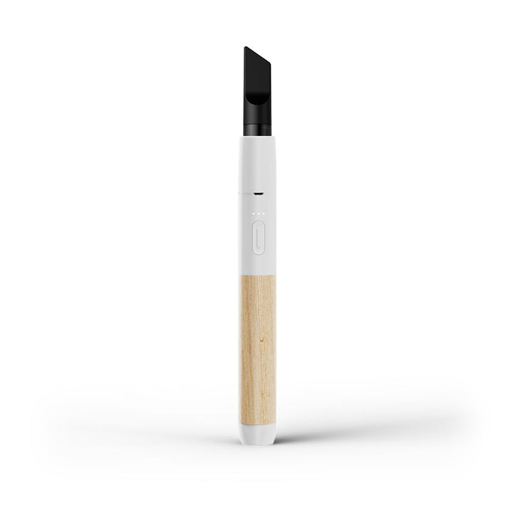 Vessel Wood Vape Pen Battery (White/Beechwood)+