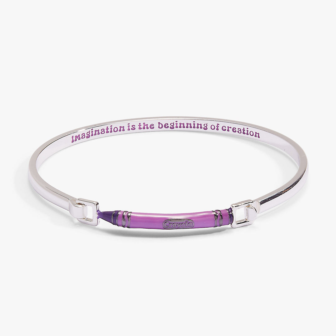 Crayola Royal Purple Crayon Tension Bangle