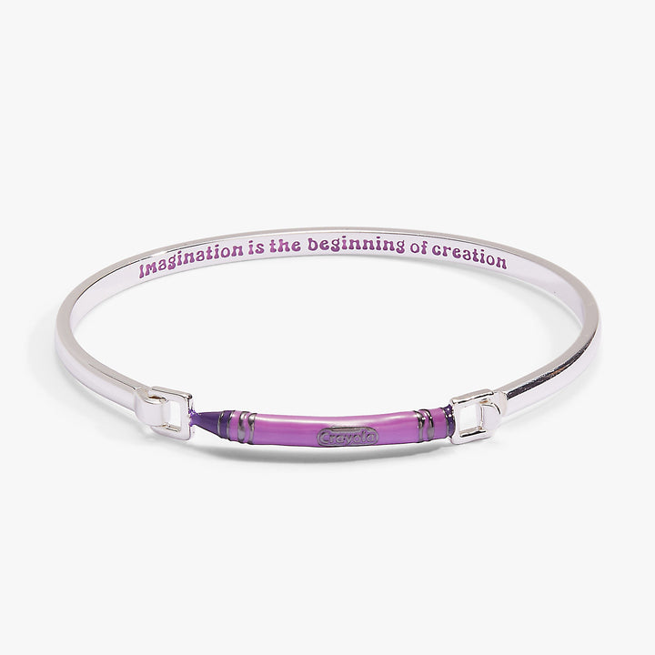 Crayola Royal Purple Crayon Tension Bangle