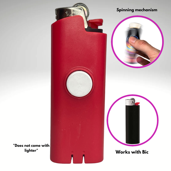 Rojo (Red) Fidget Spinner Lighter Case
