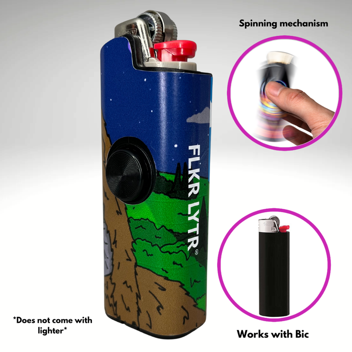 Fidget Spinner Lighter Case (Sassy FLKR)
