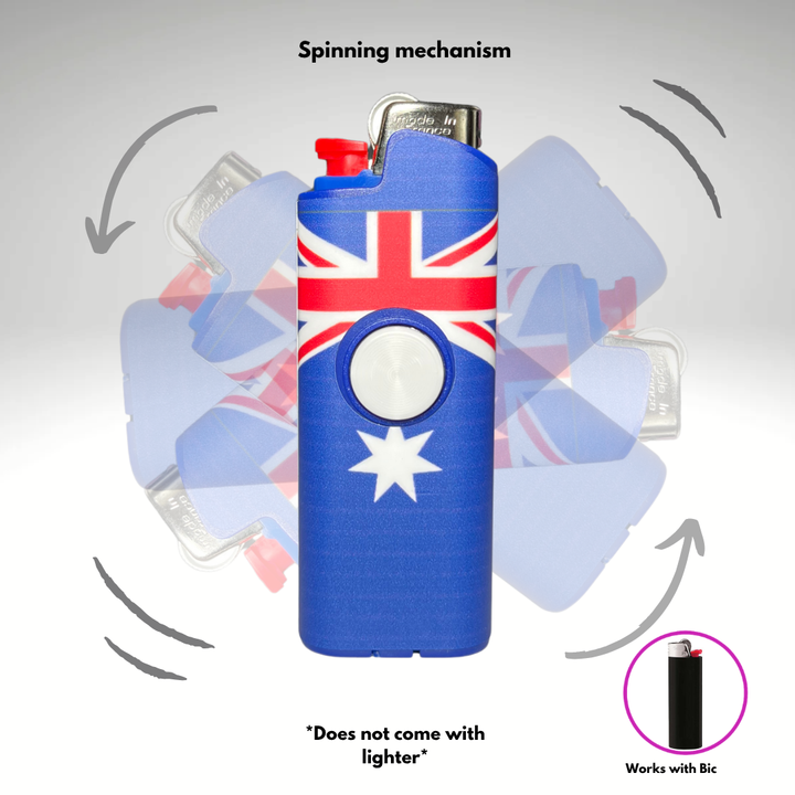Fidget Spinner Lighter Case (Australian Flag)