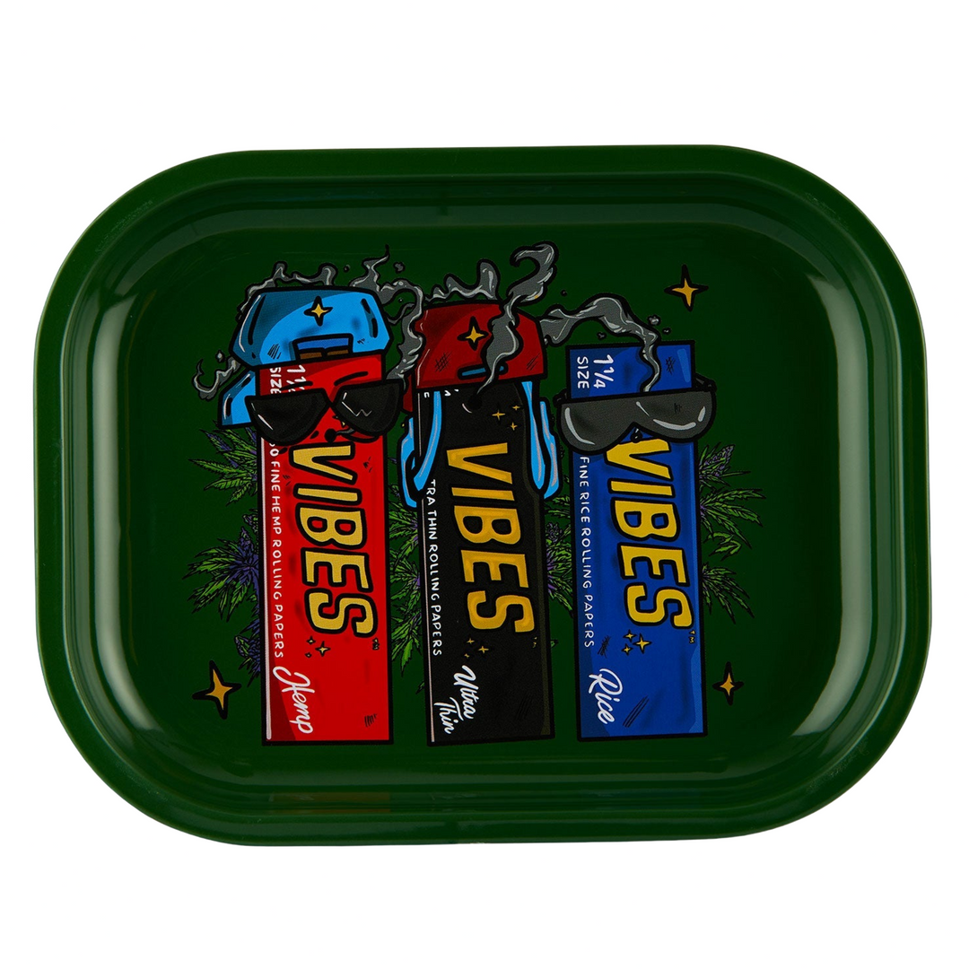 VIBES 3s A Crowd Rolling Tray