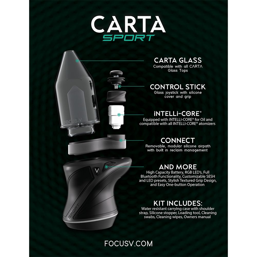 Focus V CARTA Sport Portable Electric Dab Rig
