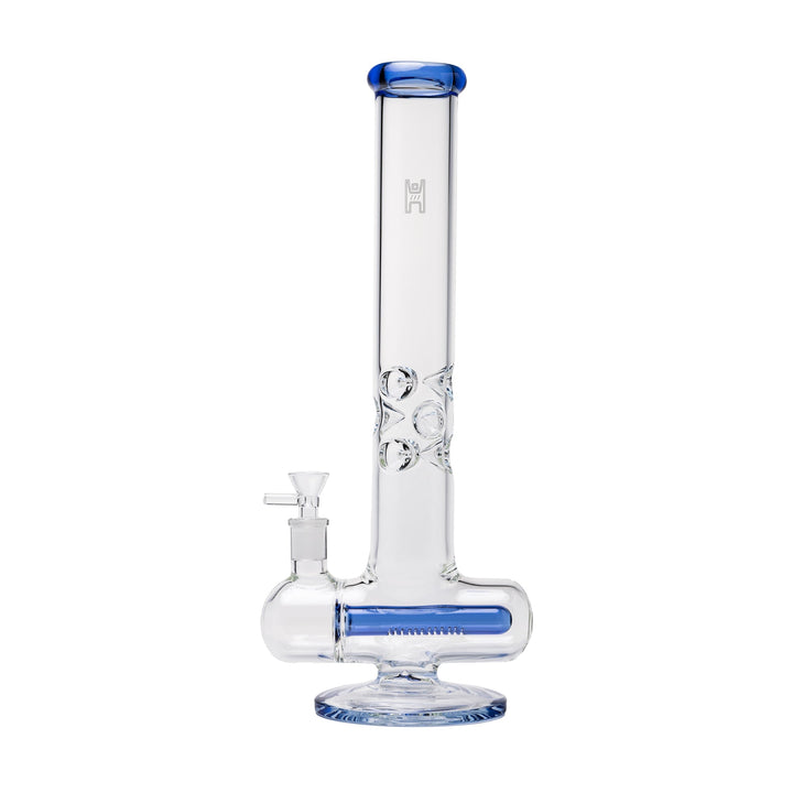 Human Grade Inline Tube Triple Ice Catch Glass Water Pipe
