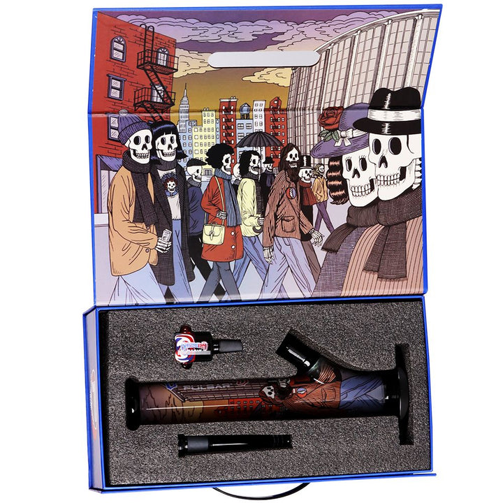 The Grateful Dead x Pulsar Inside Print Straight Tube Glass Water Pipe