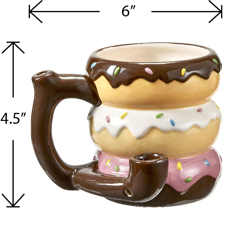 Donut Mug Pipe