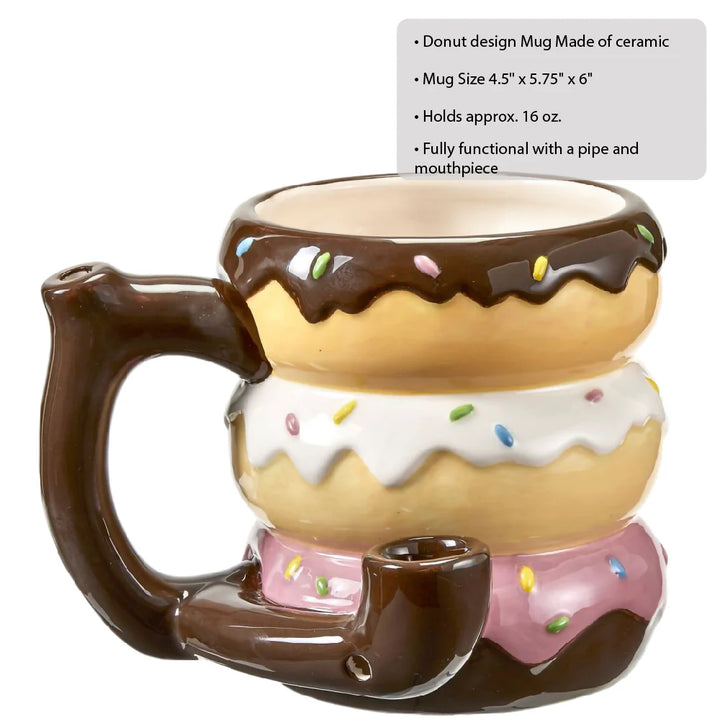 Donut Mug Pipe