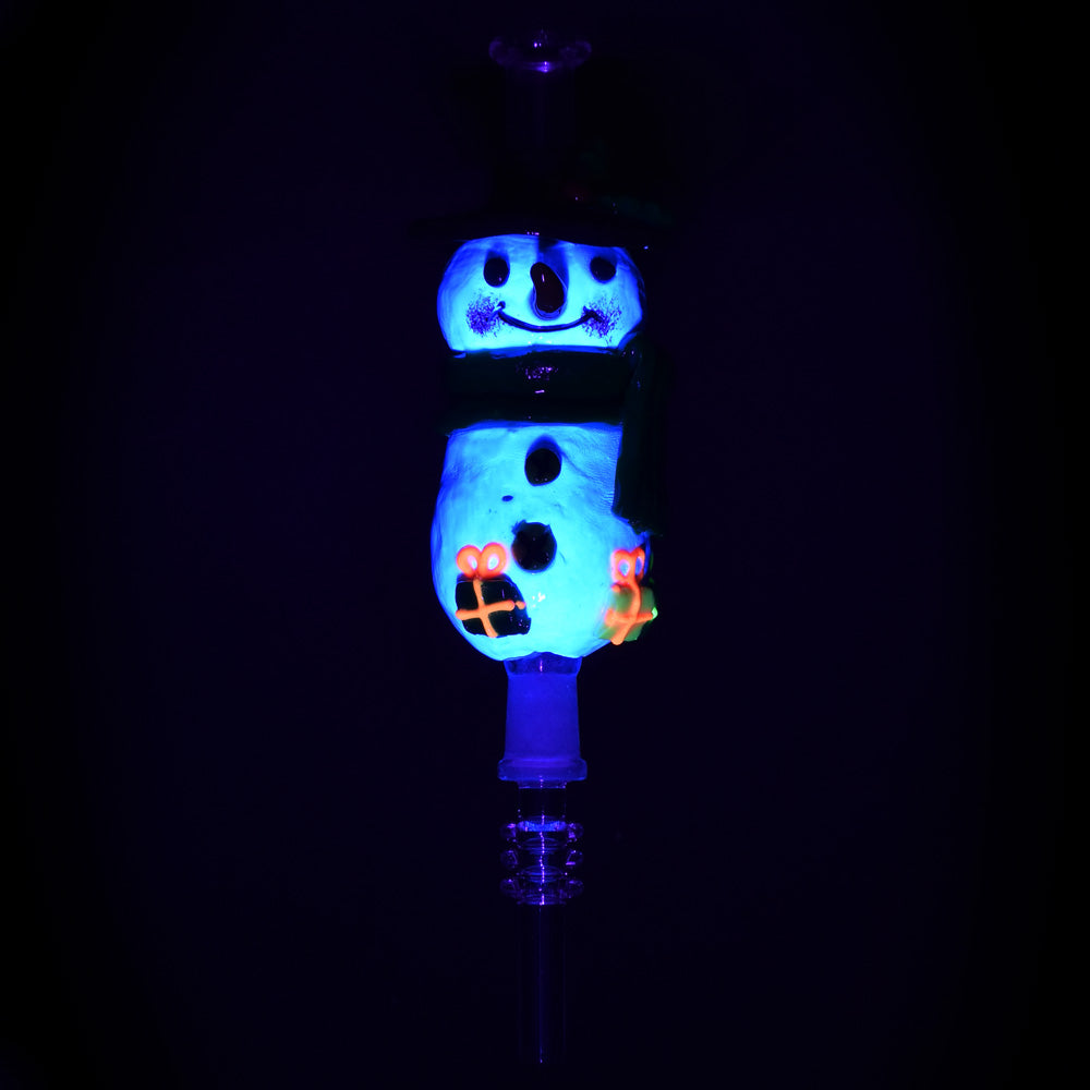 Snowman Nectar Collector w/ Quartz Tip