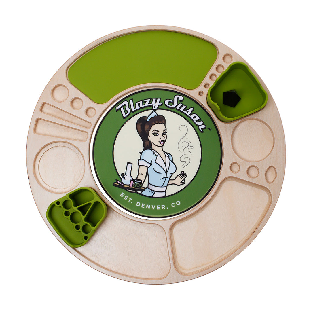 Blazy Susan Spinning Rolling Trays (Various Colors)