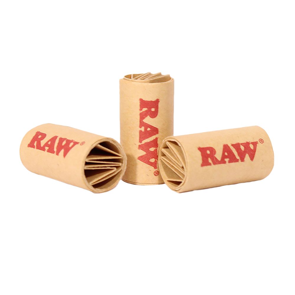 RAW Black Extra Wide Pre-Rolled Tips - 50pc Bag