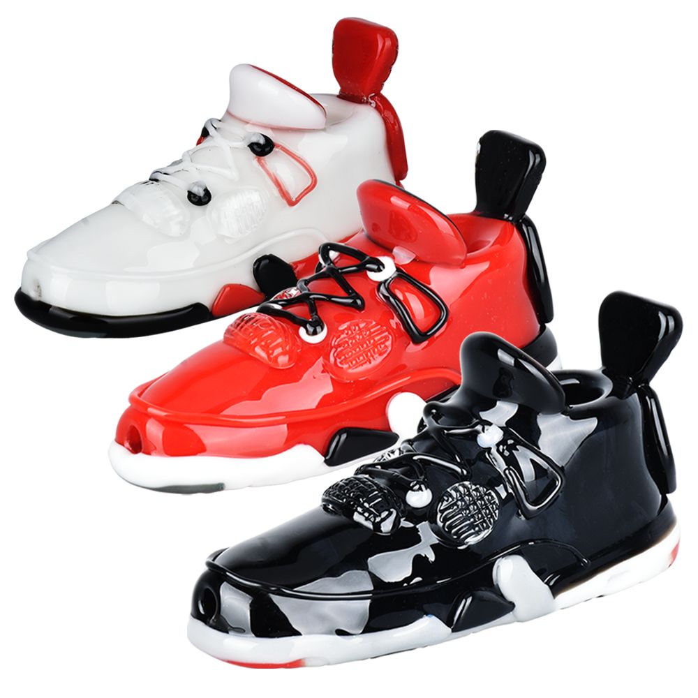 Retro Highz x Empire Glassworks Retro Sneaker Glass Hand Pipe