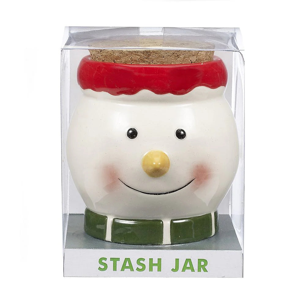 Snowman Stash Jar