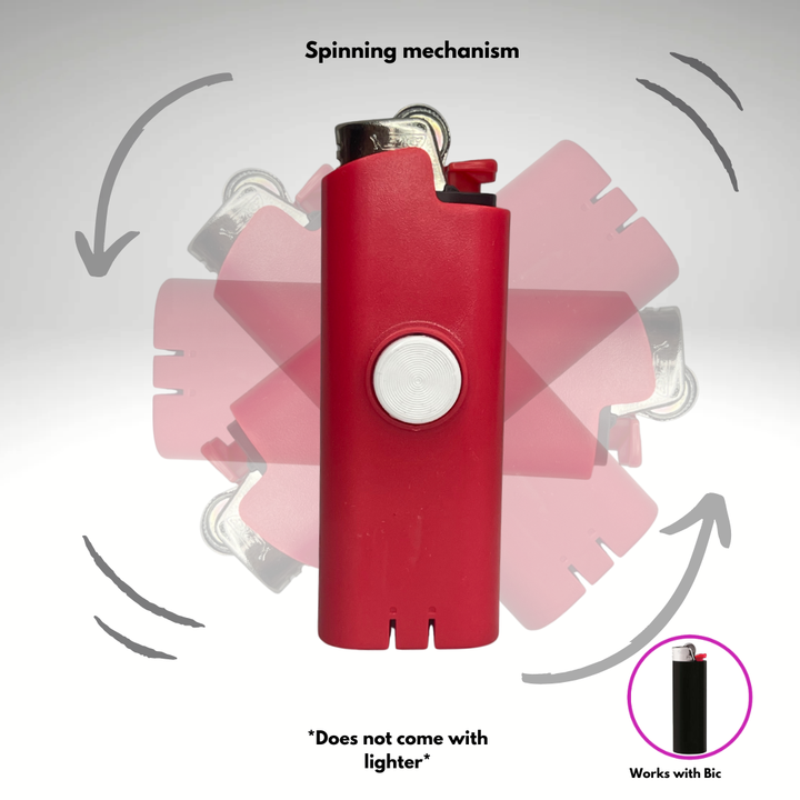 Rojo (Red) Fidget Spinner Lighter Case
