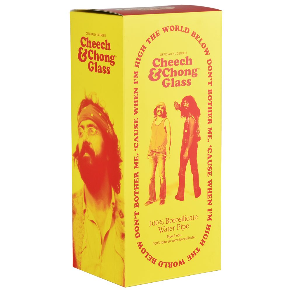 Cheech & Chong Glass Parked Beaker Bong