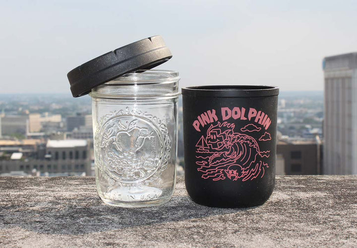 RE:STASH 8oz Pink Dolphin "Positive Wave" (+Re:vider & Boveda)