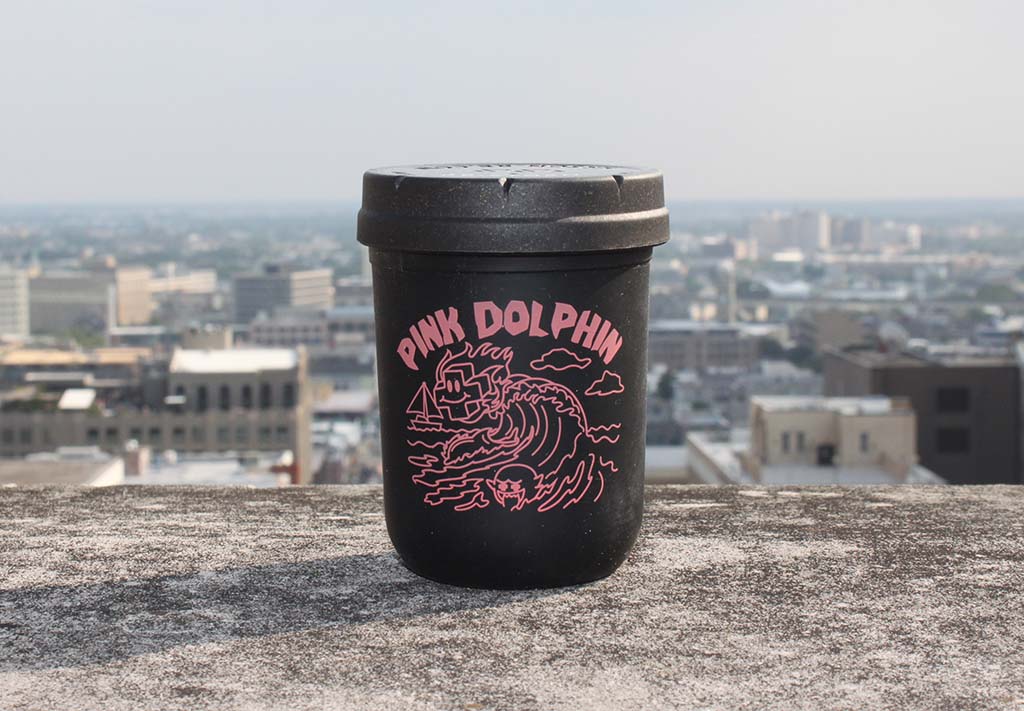 RE:STASH 8oz Pink Dolphin "Positive Wave" (+Re:vider & Boveda)