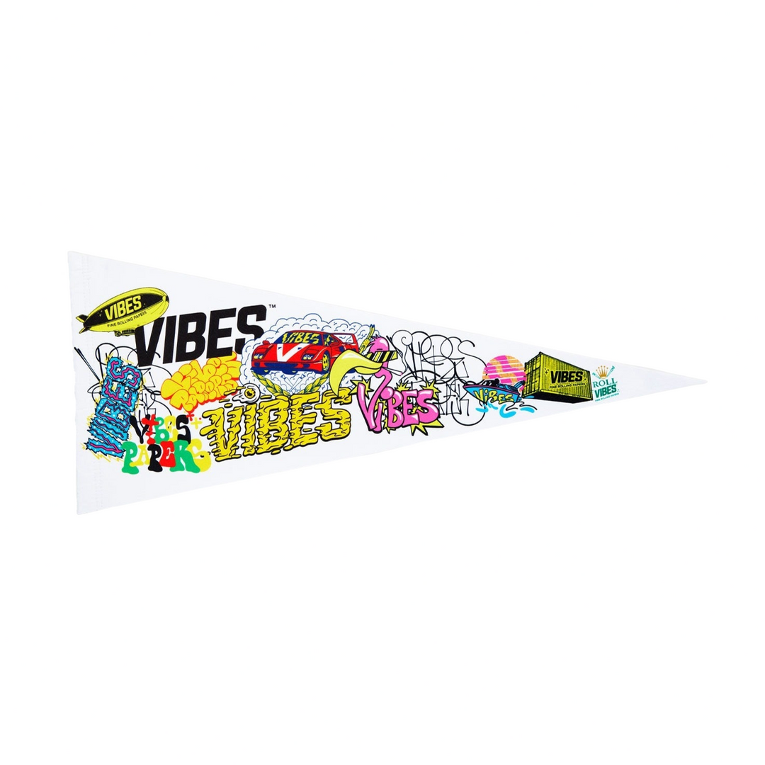 VIBES Collage Pennant