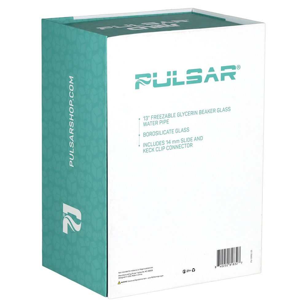 Pulsar Chillr Glycerin Beaker Glass Water Pipe