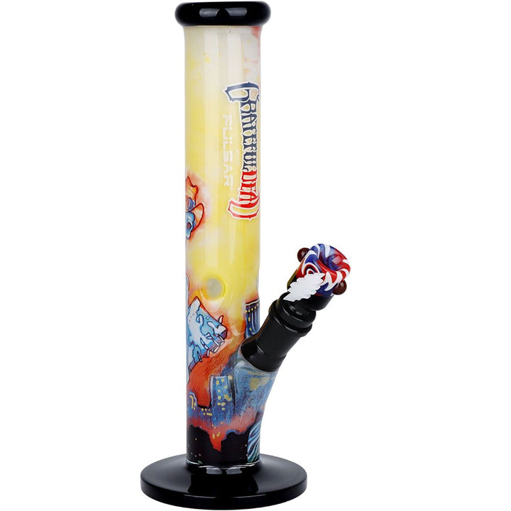 The Grateful Dead x Pulsar Inside Print Straight Tube Glass Water Pipe