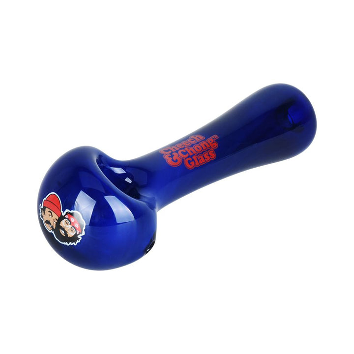 Cheech & Chong Glass Happy Herbs Spoon Pipe