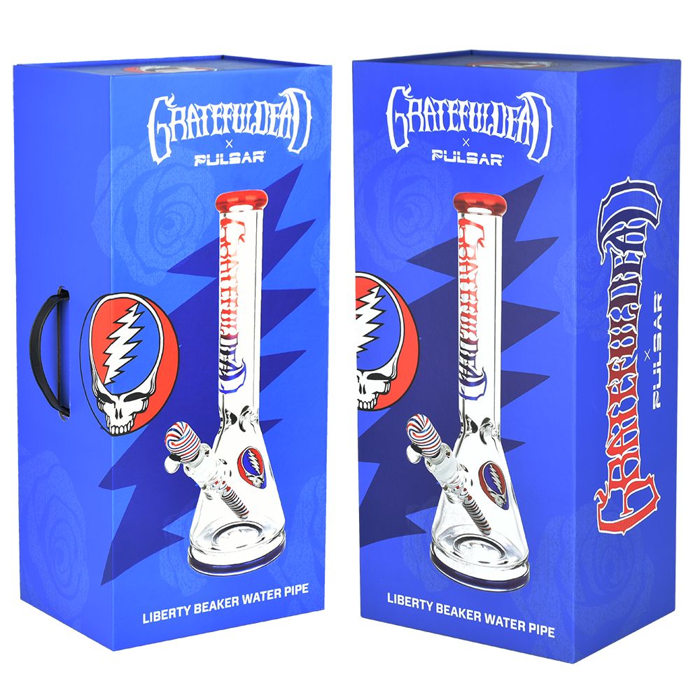 Grateful Dead x Pulsar "Liberty Beaker" Water Pipe