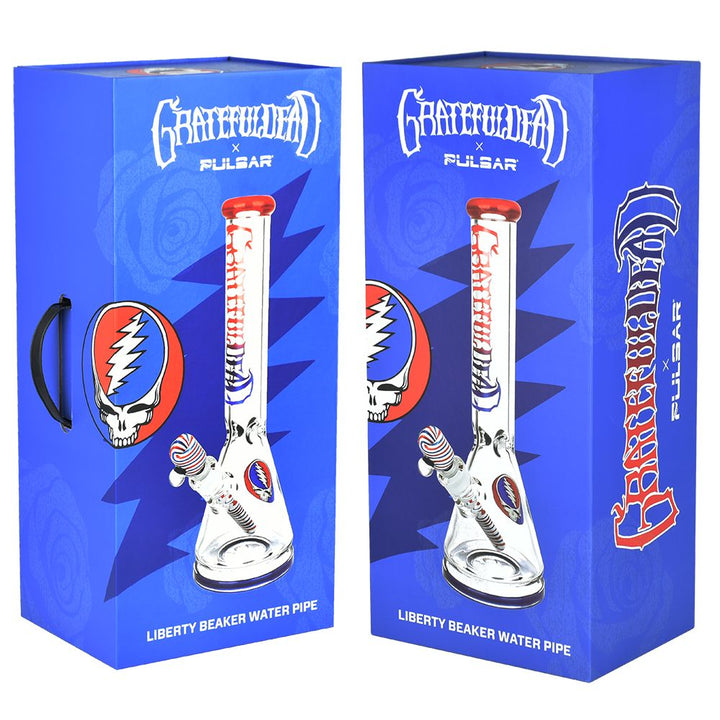 Grateful Dead x Pulsar "Liberty Beaker" Water Pipe