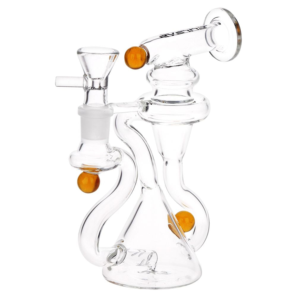 Pulsar Marble Scope Recycler Glass Water Pipe