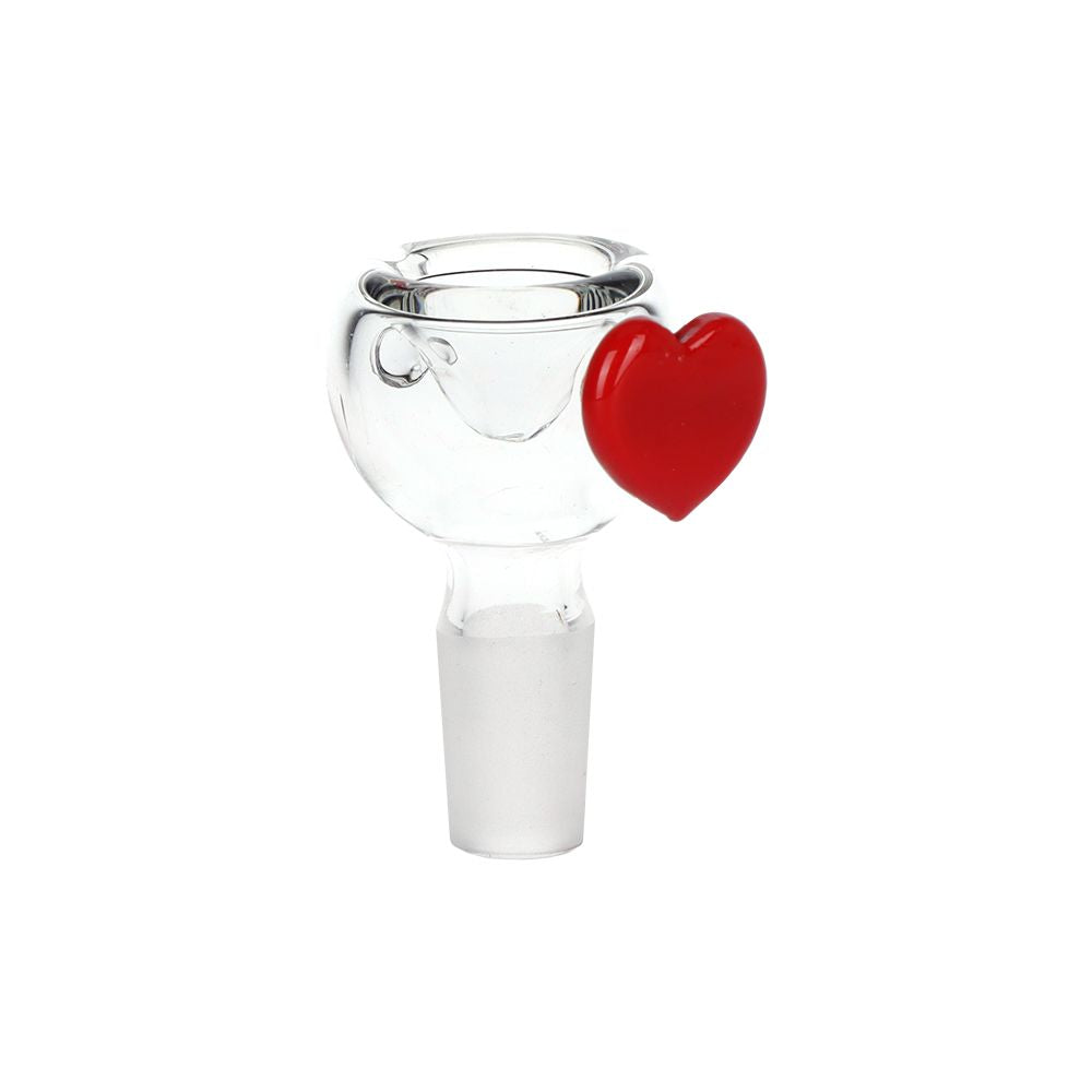 Valentines Heart Vase Glass Water Pipe