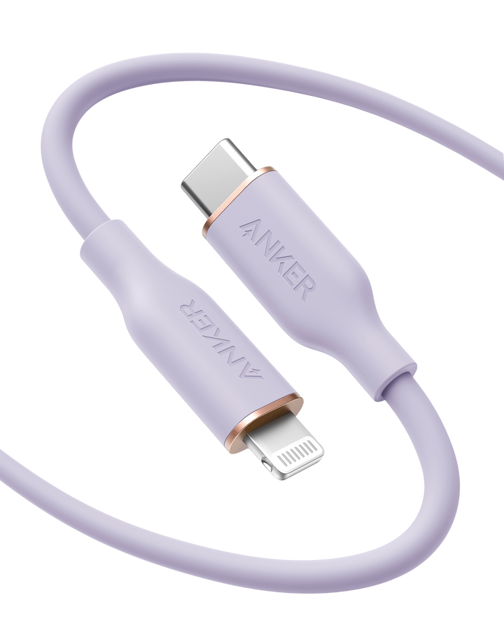 Anker <b>641</b> USB-C to Lightning Cable (Flow, Silicone)