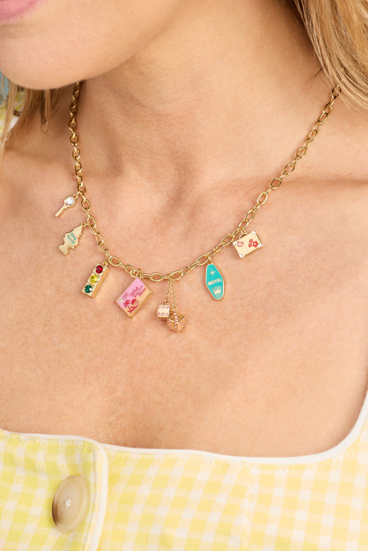 Road Trip Multi-Charm Necklace