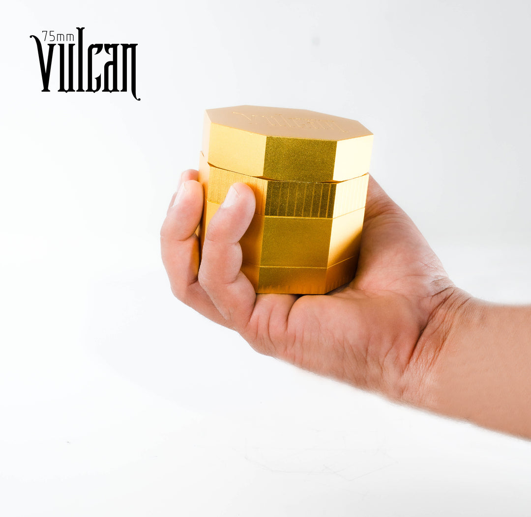 Vulcan 4-Piece Grinder 3" (Gold)