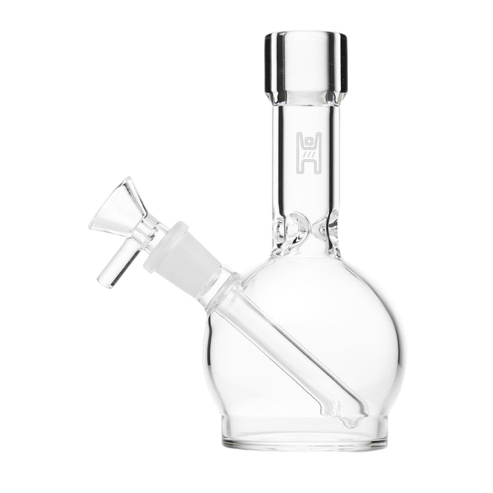 Human Grade 6" Ball Water Pipe (Clear)